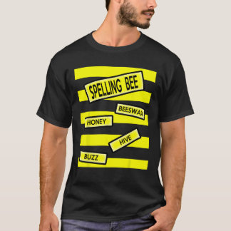 Spelling Bee Funny Pun Teacher Halloween Kostuum T T-shirt