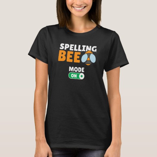 Spelling Bee Game Competitie Spelling Spelling B T-shirt (Voorkant)