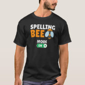 Spelling Bee Game Competitive Spelling  Spelling B T-shirt (Voorkant)