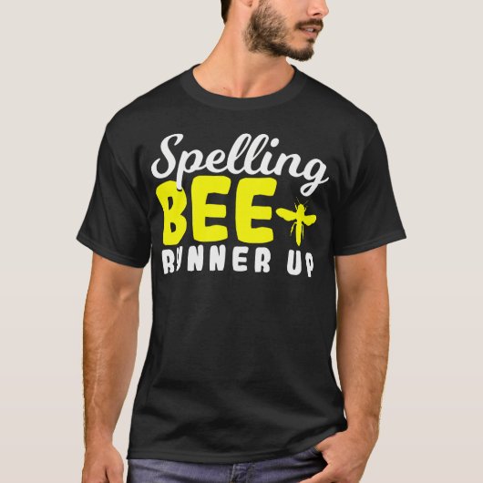 Spelling Bee Runner Up - 2e plaats Spelling Bee T-shirt (Voorkant)