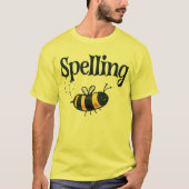 Spelling Bijen Buzzing Bijen Spelling Competitie T-shirt (Voorkant)