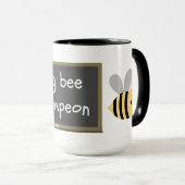 Spelling bijen Champeon Misspelling Humor Mok (Voorkant rechts)