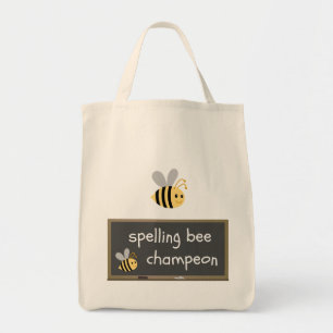 Spelling bijen Champeon Misspelling Humor Tote Bag
