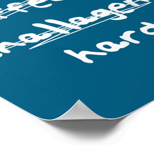 Spelling Is Hard Funny Spelling Bee  Poster (Hoek)