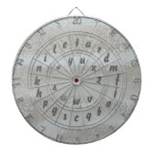 Spelling Word Spel Alfabet Dart Board Dartbord (Voorkant)