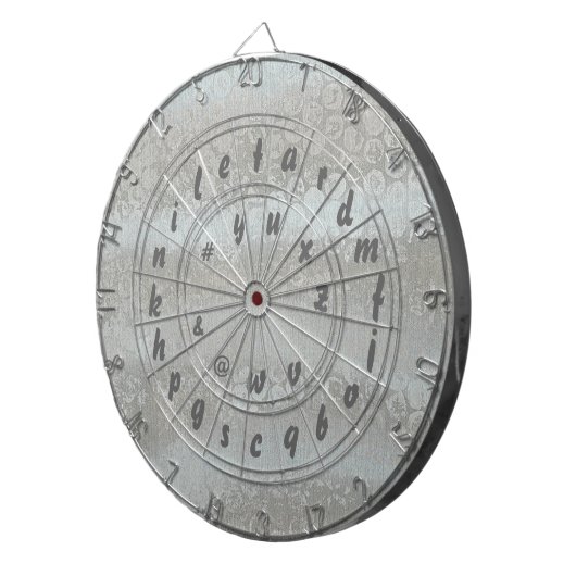 Spelling Word Spel Alfabet Dart Board Dartbord (Voorkant Rechts)
