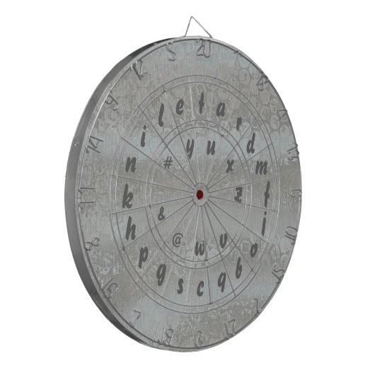 Spelling Word Spel Alfabet Dart Board Dartbord (Voorkant Links)