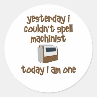 spellingautomaat ronde sticker