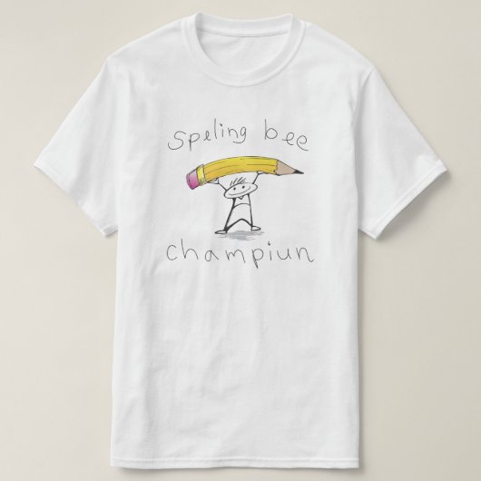 Spellingbij T-shirt (Design voorkant)