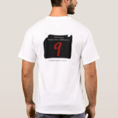 Spellingbijen (genummerd naar achteren) t-shirt (Achterkant)