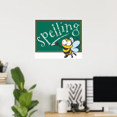 Spellingbijen Poster (Thuiskantoor)