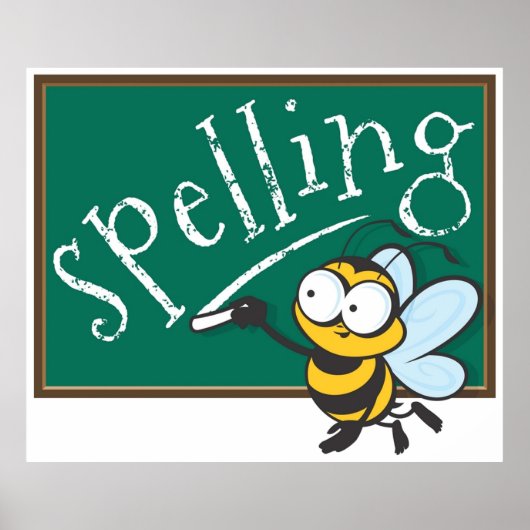 Spellingbijen Poster (Voorkant)