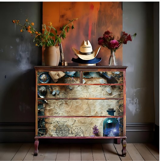 spellingflesontkoppelafdruk tissuepapier