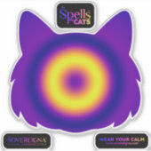 Spells for Cats: Curious Kitty (Activation) Sticker (Voorkant)