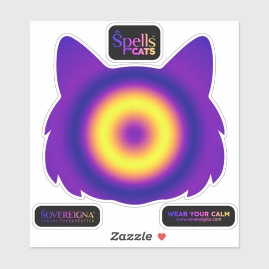 Spells for Cats: Curious Kitty (Activation) Sticker (Vel)