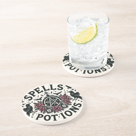 Spells & Potions Zandsteen Onderzetter (Zijkant)