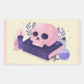 Spells Rechthoekige Sticker (Voorkant)