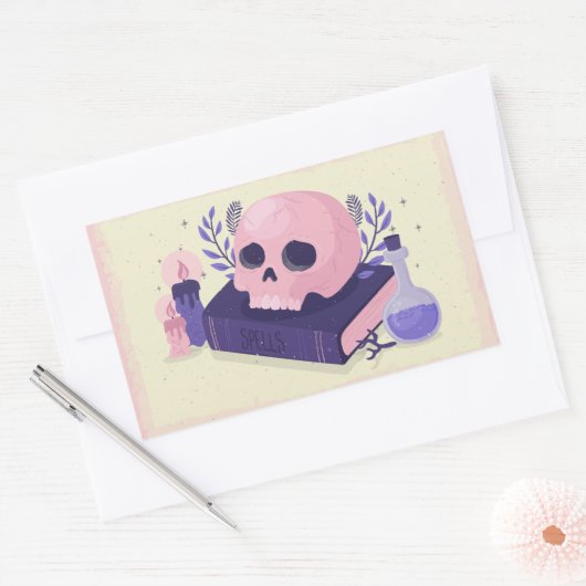 Spells Rechthoekige Sticker (Envelop)