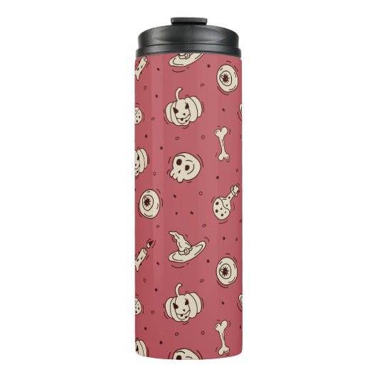 Spells & Skeletons Halloween Thermosbeker (Voorkant)