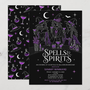 Spells & Spirits Hekserige Halloween Meisjes Nacht Kaart