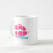 spelmagenta koffiemok (Voorkant links)