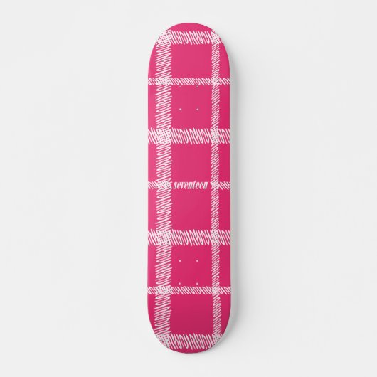 spelmagenta skateboard (Voorkant)