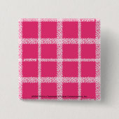 spelmagenta vierkante button 5,1 cm (Voorkant)