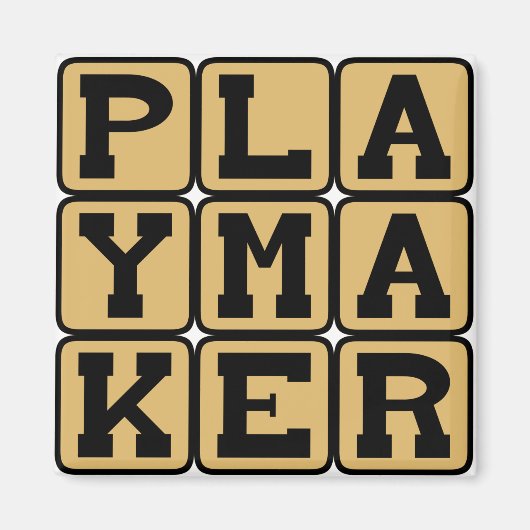 Spelmaker, Sportster of Toneelschrijver Magneet (Voorkant)
