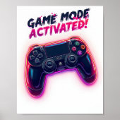 Spelmodus geactiveerd poster (Voorkant)