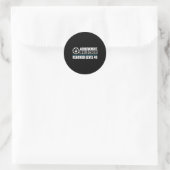 Spelniveau 40 Shirt 1 Ronde Sticker (Tas)