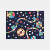 Spelpatroonmandje voor afspeelbord fleece deken (Voorkant (Horizontaal))