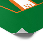 spelset en match, retro tennis referentie poster (Hoek)