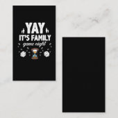 Spelspel Night Joy Gift Sandglass Dice Visitekaartje (Voorkant / Achterkant)