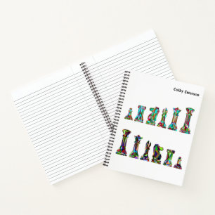 Spelspelers Rainbow Kleurschaakpunts instellen Notitieboek