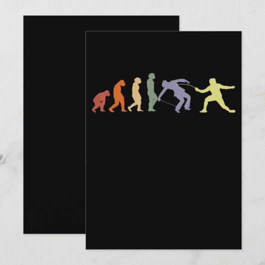 Spelsport Evolution  Feestdagenkaart (Voorkant / Achterkant)