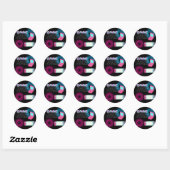 spelstand ronde sticker (Vel)