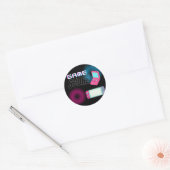 spelstand ronde sticker (Envelop)