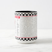 Spelstijl van concurrent tweekleurige koffiemok (Center)