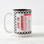 Spelstijl van concurrent tweekleurige koffiemok (Links)