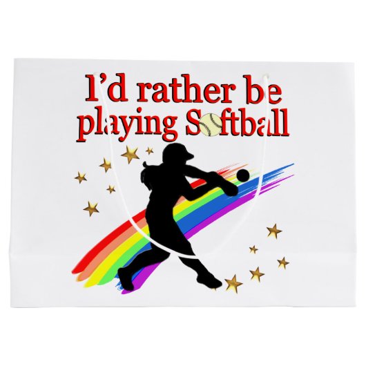 SPELT RATHER SOFTBALL UIT GROOT CADEAUZAKJE (Achterkant)