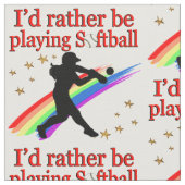 SPELT RATHER SOFTBALL UIT STOF (Close Up)