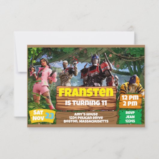 Spelthema Kaart (Voorkant)