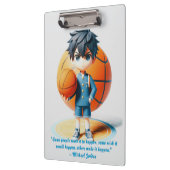Speltijd – 3D Anime Basketbal Klembord (Links)