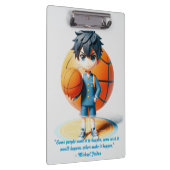 Speltijd – 3D Anime Basketbal Klembord (Rechts)