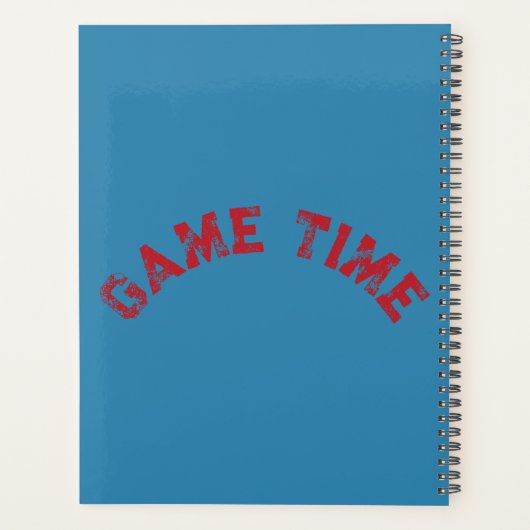 Speltijd Baseball Calendar Planner (Achterkant)