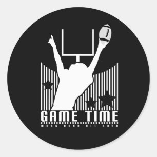 Speltijd - Football Ronde Sticker