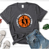 Speltijd = Happy Time Basketbal Sport T-shirt