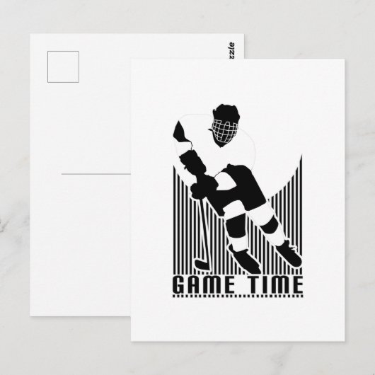 Speltijd - Hockey Briefkaart (Voorkant / Achterkant)