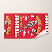 Speltijd Let's Play Football Halloween Funny Bad Handdoek (Handdoek)