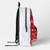 Speltijd Let's Play Football Halloween Funny Bedrukte Rugzak (Links)